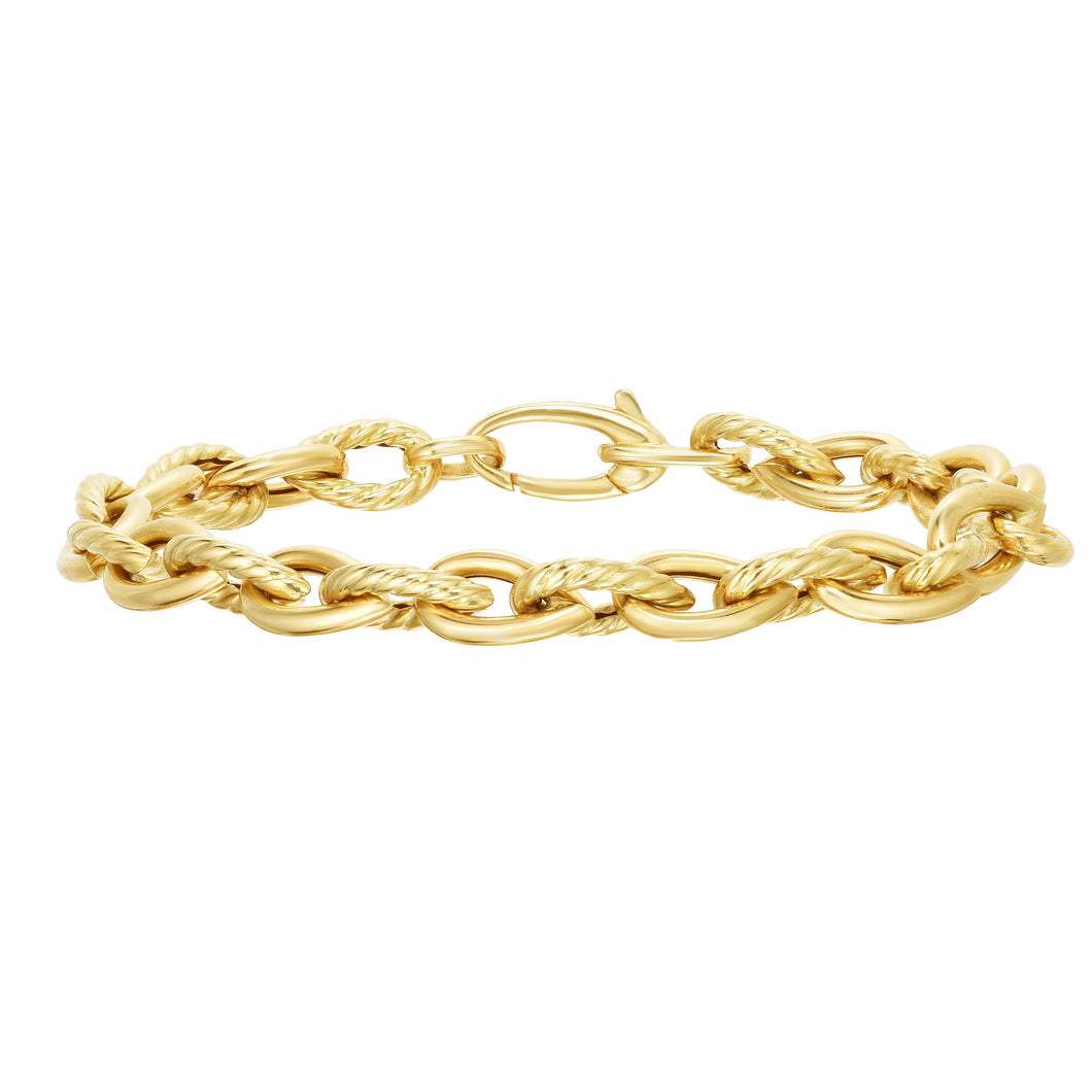 14K Gold Pera Link bracelet