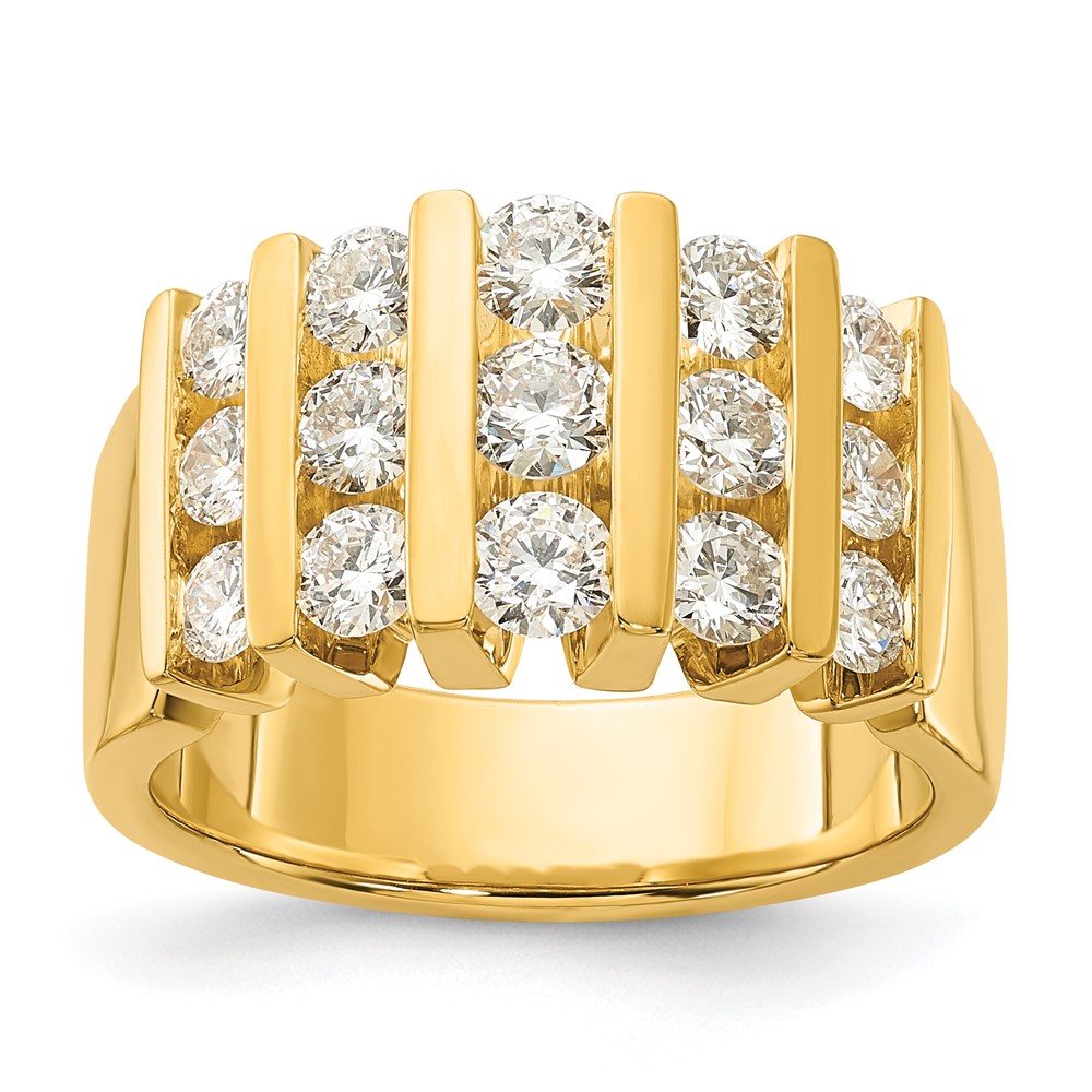 14K Lab Grown Diamond 1.5ctw SI1/SI2, G H I, Band