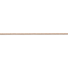 Load image into Gallery viewer, 14k Rose Gold .9mm Box Chain
