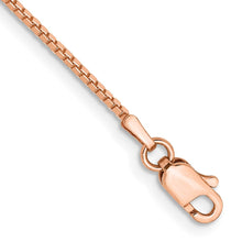 Load image into Gallery viewer, 14k Rose Gold 1.0mm  Box Chain
