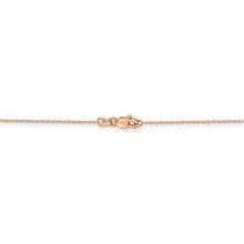 Load image into Gallery viewer, 14k Rose Gold .8mm D/C Cable Chain
