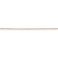 Load image into Gallery viewer, 14k Rose Gold .85mm D/C Spiga Chain

