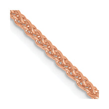 Load image into Gallery viewer, 14k Rose Gold 2.1mm D/C Spiga Chain
