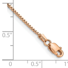 Load image into Gallery viewer, 14k Rose Gold .95mm Box Chain
