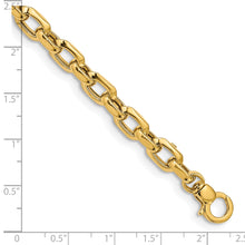Load image into Gallery viewer, 14K Polished Fancy Link Bracelet
