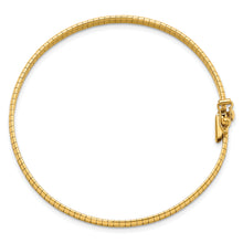 Load image into Gallery viewer, 14K Yellow Polished &amp; Satin D/C Omega Bracelet
