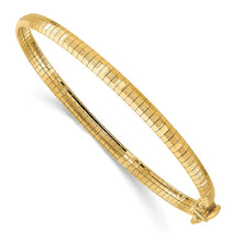 Load image into Gallery viewer, 14K Yellow Polished &amp; Satin D/C Omega Bracelet
