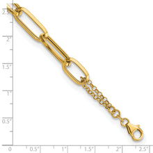 Load image into Gallery viewer, 14k Polished Multi Link 7in Bracelet

