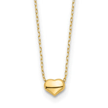 Load image into Gallery viewer, 14k Polished Heart 16.5in Necklace
