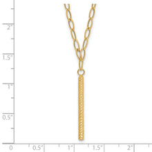 Load image into Gallery viewer, 14K Polished Oval Link D/C Bar Necklace
