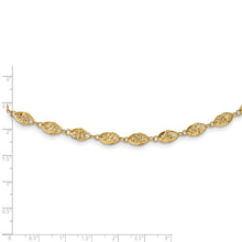 Load image into Gallery viewer, 14K Polished D/C Fancy Twisted Beaded 18in Necklace
