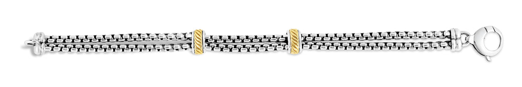 Box Double Strand Men's Bracelet