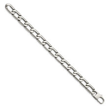 Load image into Gallery viewer, Stainless Steel Polished Open Link 8.5in Bracelet
