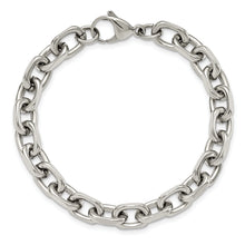 Load image into Gallery viewer, Stainless Steel Polished 8.5mm 8.75in Cable Bracelet
