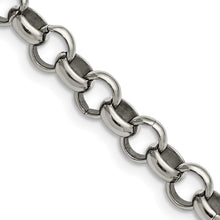 Load image into Gallery viewer, Stainless Steel Polished 8mm 18in Rolo Chain
