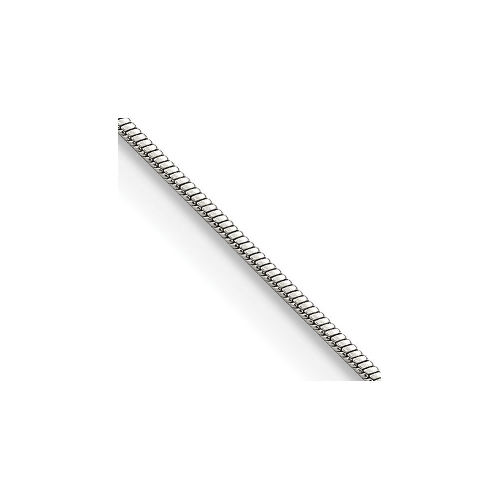 Stainless Steel Polished 1.2mm Square Snake 22in Chain