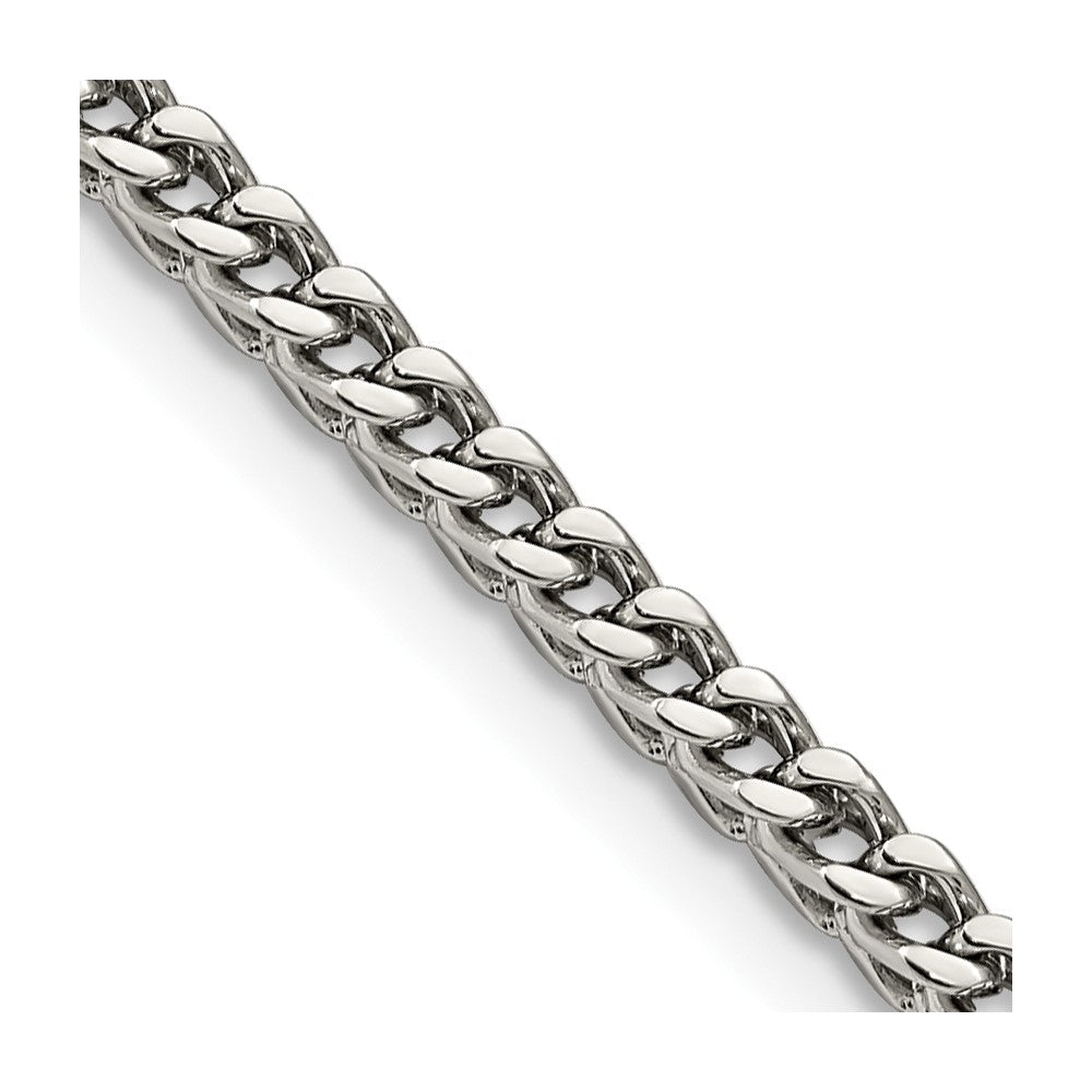 Stainless Steel Polished 4mm 18in Franco Chain
