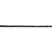 Load image into Gallery viewer, Stainless Steel Polished Blue/Grey IP-plated 2.5mm 22in Box Chain
