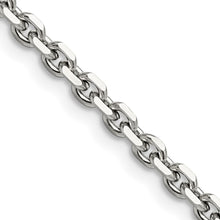Load image into Gallery viewer, Stainless Steel Polished 4.3mm 22in Cable Chain
