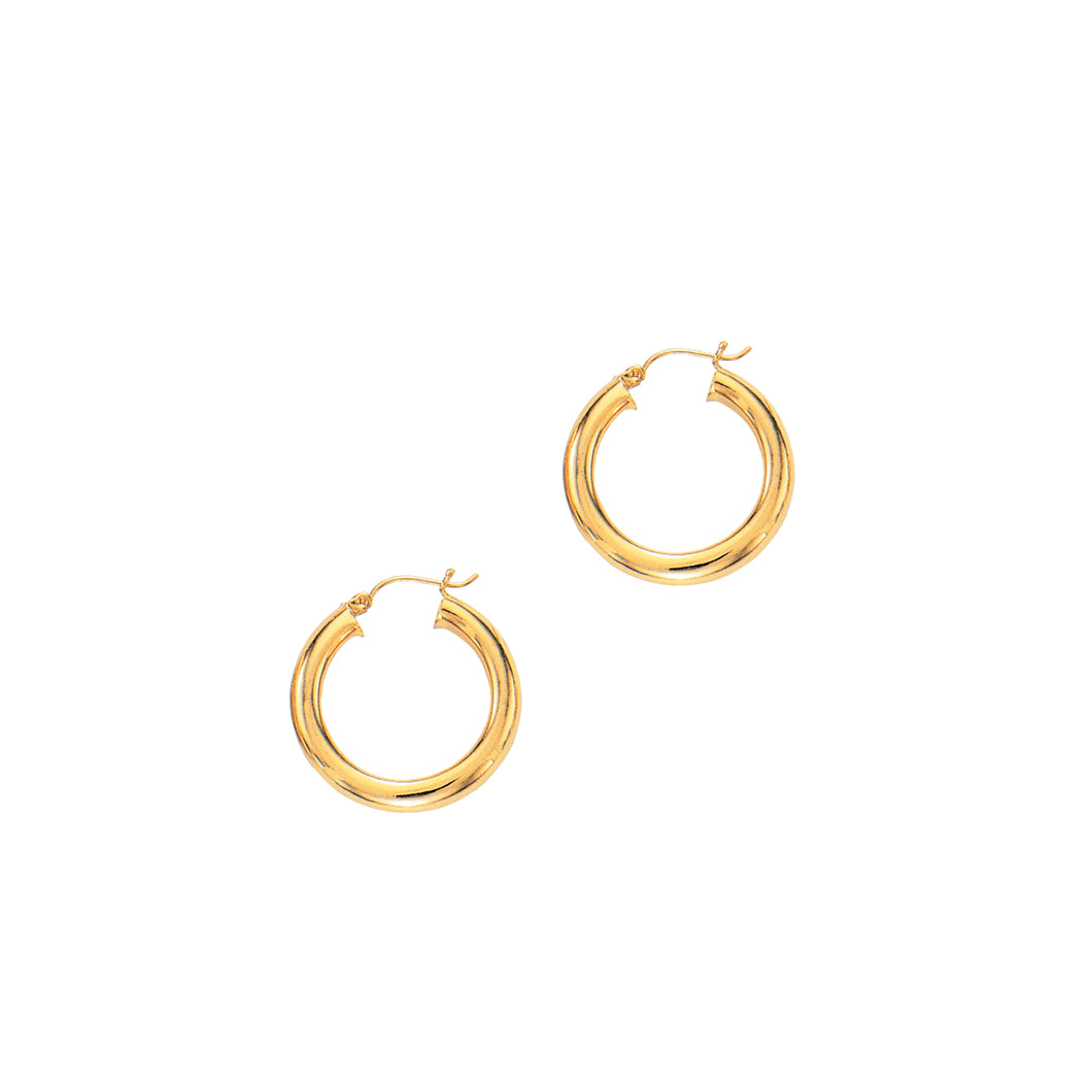 14K Gold Hoop Earring