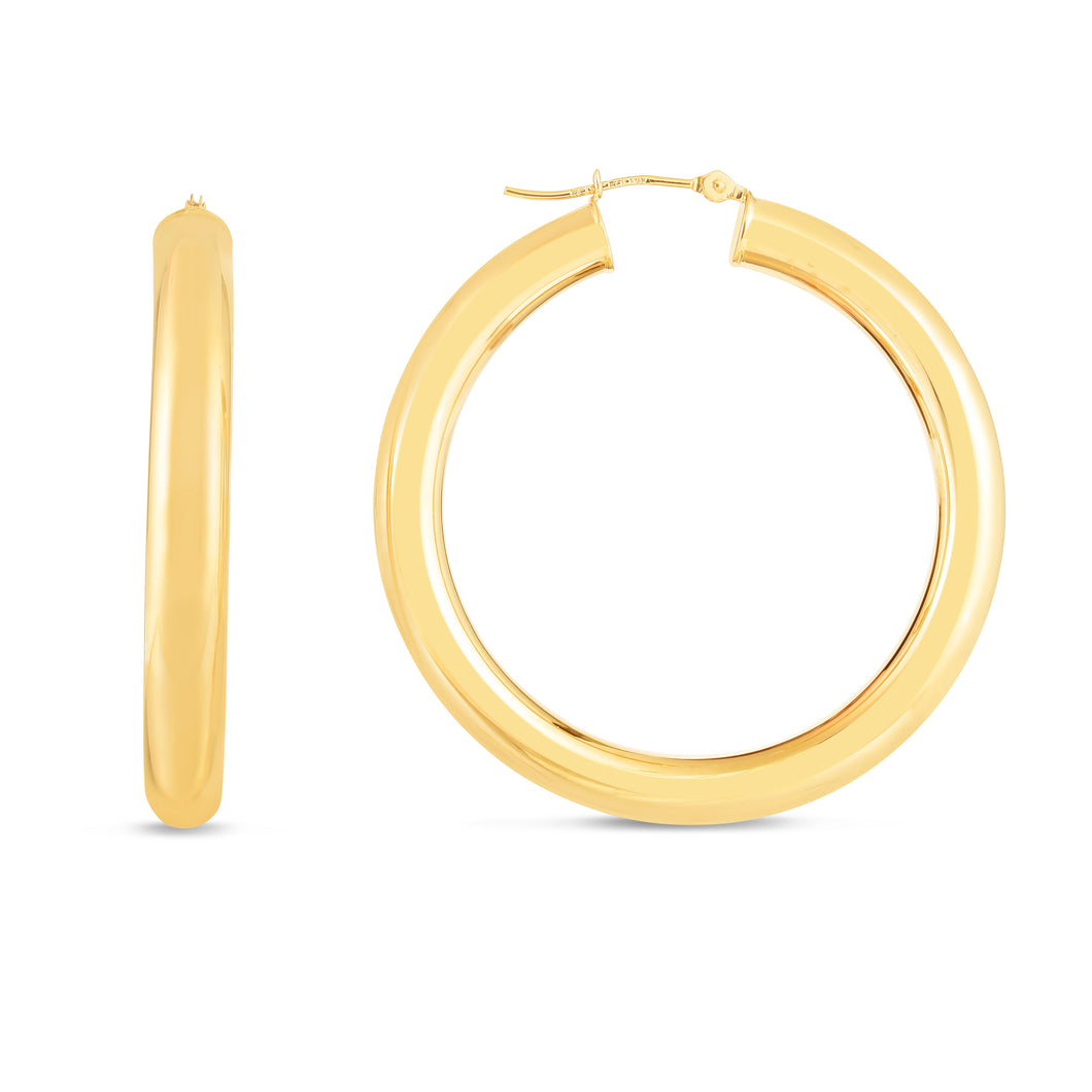 14K Gold Hoop Earring