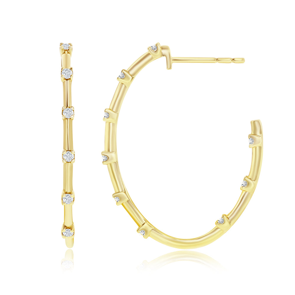 Le Vian� Earrings featuring 1/5 cts. Vanilla Diamonds� set in 14K Honey Gold?