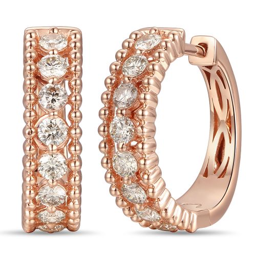 Le Vian Creme Brulee� Earrings featuring 1 cts. Nude Diamonds set in 14K Strawberry Gold�