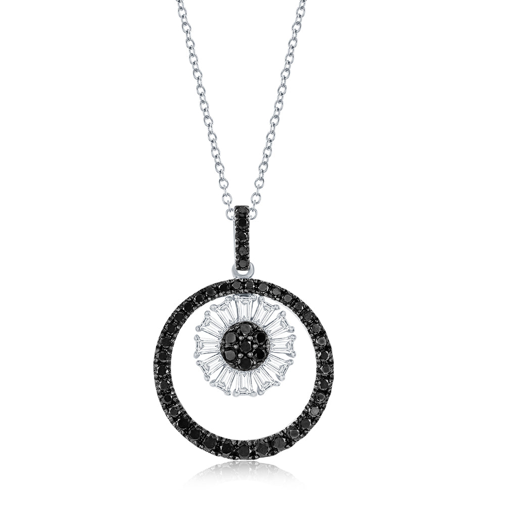 Le Vian Exotics� Pendant featuring 5/8 cts. Black Diamonds, 1/3 cts. Vanilla Diamonds� set in 14K Vanilla Gold�