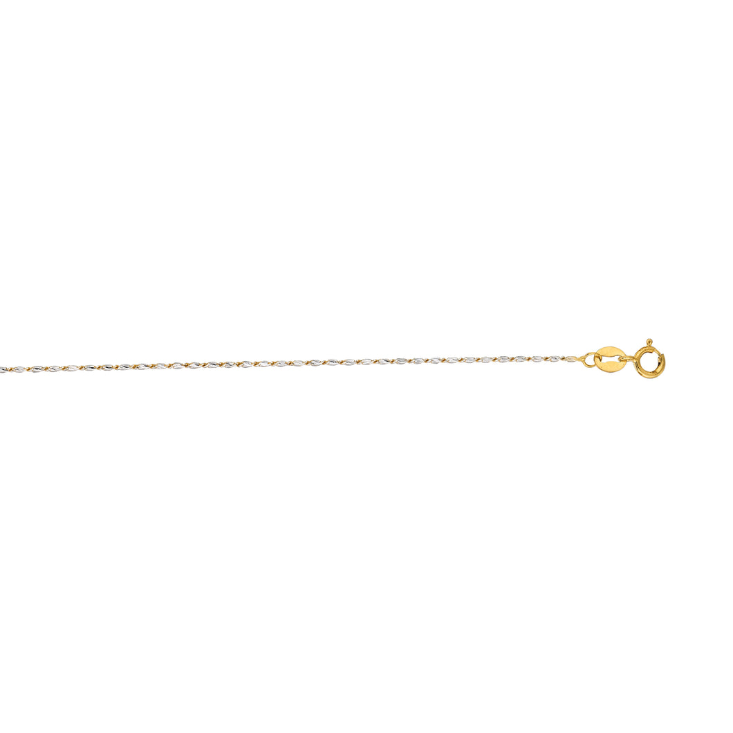 14K Gold .8mm Lumina Chain