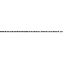 Load image into Gallery viewer, 14k WG 1.15mm D/C Machine-made Rope Chain
