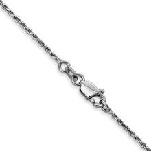 Load image into Gallery viewer, 14k WG 1.15mm D/C Machine-made Rope Chain
