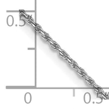 Load image into Gallery viewer, 14k WG 1.15mm D/C Machine-made Rope Chain
