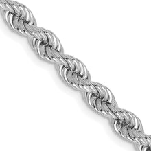 Load image into Gallery viewer, 14k WG 4.0mm Regular Rope Chain
