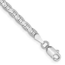 Load image into Gallery viewer, 14k WG 3mm Concave Anchor Chain
