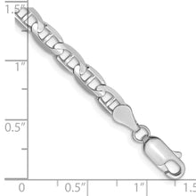 Load image into Gallery viewer, 14k WG 4.5mm Concave Anchor Chain
