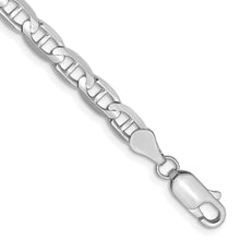 Load image into Gallery viewer, 14k WG 4.5mm Concave Anchor Chain

