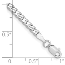 Load image into Gallery viewer, 14k WG 2.9mm Flat Beveled Curb Chain
