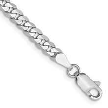 Load image into Gallery viewer, 14k WG 3.9mm Flat Beveled Curb Chain

