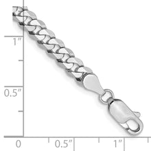 Load image into Gallery viewer, 14k WG 4.75mm Flat Beveled Curb Chain
