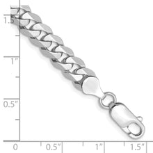 Load image into Gallery viewer, 14k WG 7.25mm Flat Beveled Curb Chain
