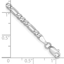 Load image into Gallery viewer, 14k WG 3.0mm Flat Figaro Chain
