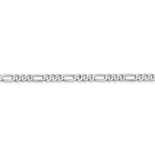 Load image into Gallery viewer, 14k WG 4.5mm Flat Figaro Chain
