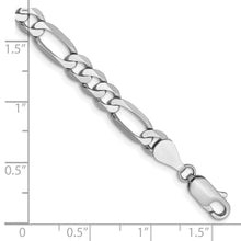 Load image into Gallery viewer, 14k WG 5.5mm Flat Figaro Chain
