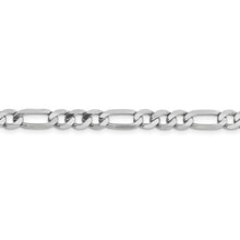 Load image into Gallery viewer, 14k WG 6mm Flat Figaro Chain
