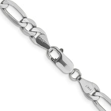 Load image into Gallery viewer, 14k WG 6mm Flat Figaro Chain

