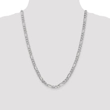 Load image into Gallery viewer, 14k WG 6mm Flat Figaro Chain
