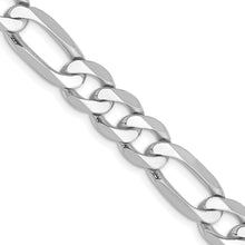 Load image into Gallery viewer, 14k WG 7.5mm Flat Figaro Chain
