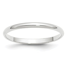 Load image into Gallery viewer, 10KW 2mm LTW Half Round Band Size 7
