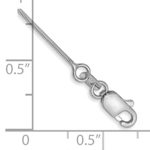 Load image into Gallery viewer, 14k WG .8mm Octagonal Snake Chain
