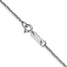 Load image into Gallery viewer, 14K White Gold 1.1mm Ropa Chain
